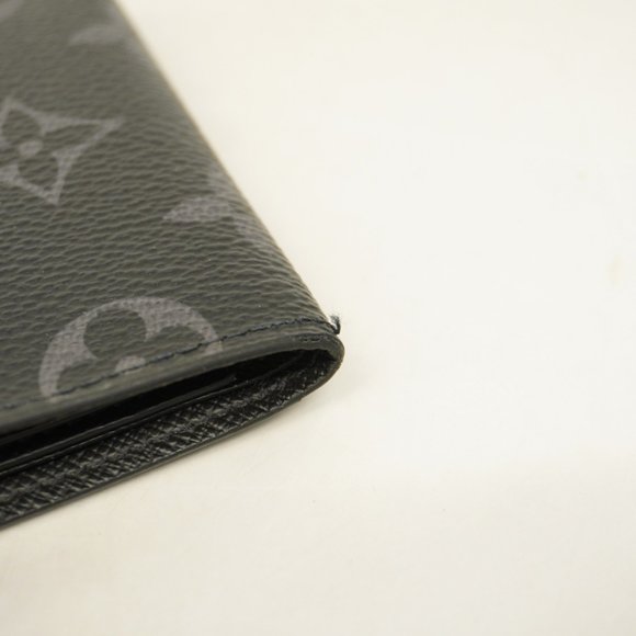 Louis Vuitton Monogram Eclipse Slender Wallet M62294 Black Men's - Picture 6 of 8